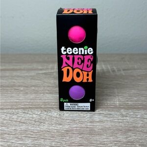 NWT Teenie NeeDoh 3-Pack Bright Pink, Purple, & Blue Stress Balls
